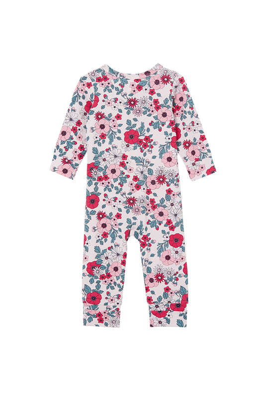 Milky- Poppy Zip Romper