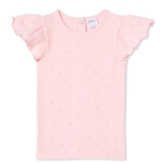 Milky- Rosebud Rib Tee