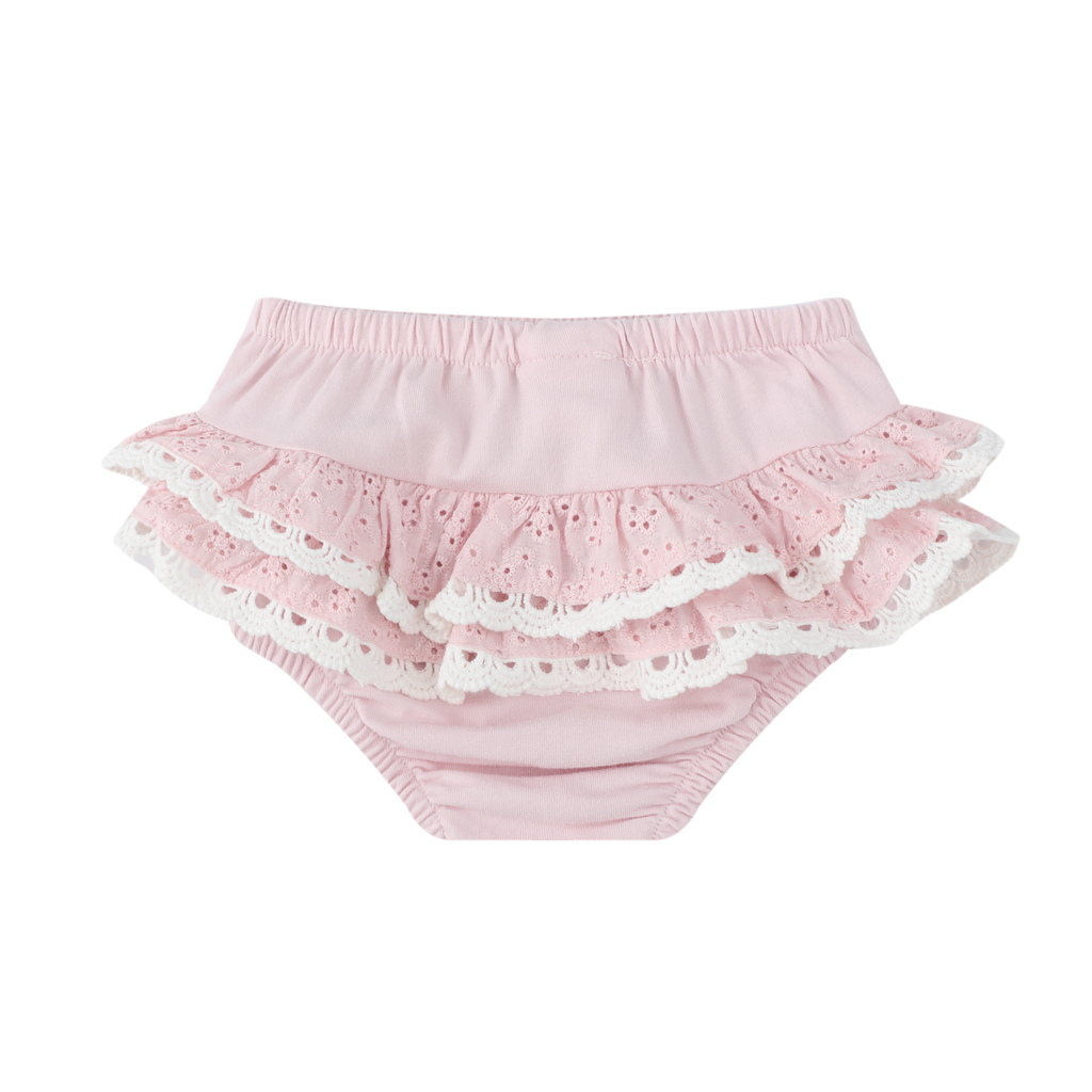 Cracked Soda- Lacey Frilly Bottoms Pink
