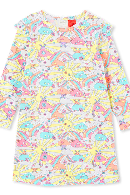 Milky - Rainbow Bunny Nightie toddler