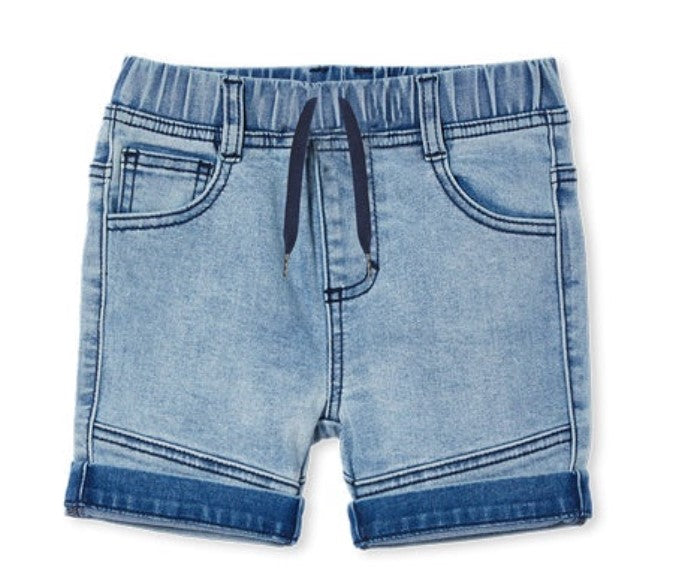 Milky - Knit Denim Short