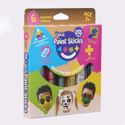 Little Brian Face Paint Sticks -  Classic 6 PK