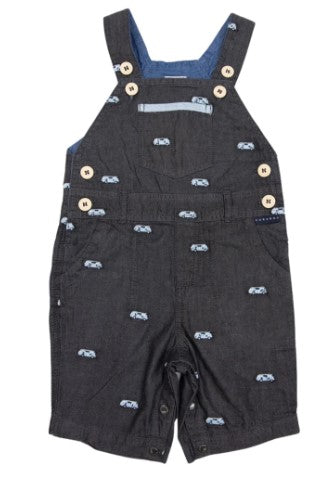 Korango- Kombi Van Embroidered Overalls Charcoal