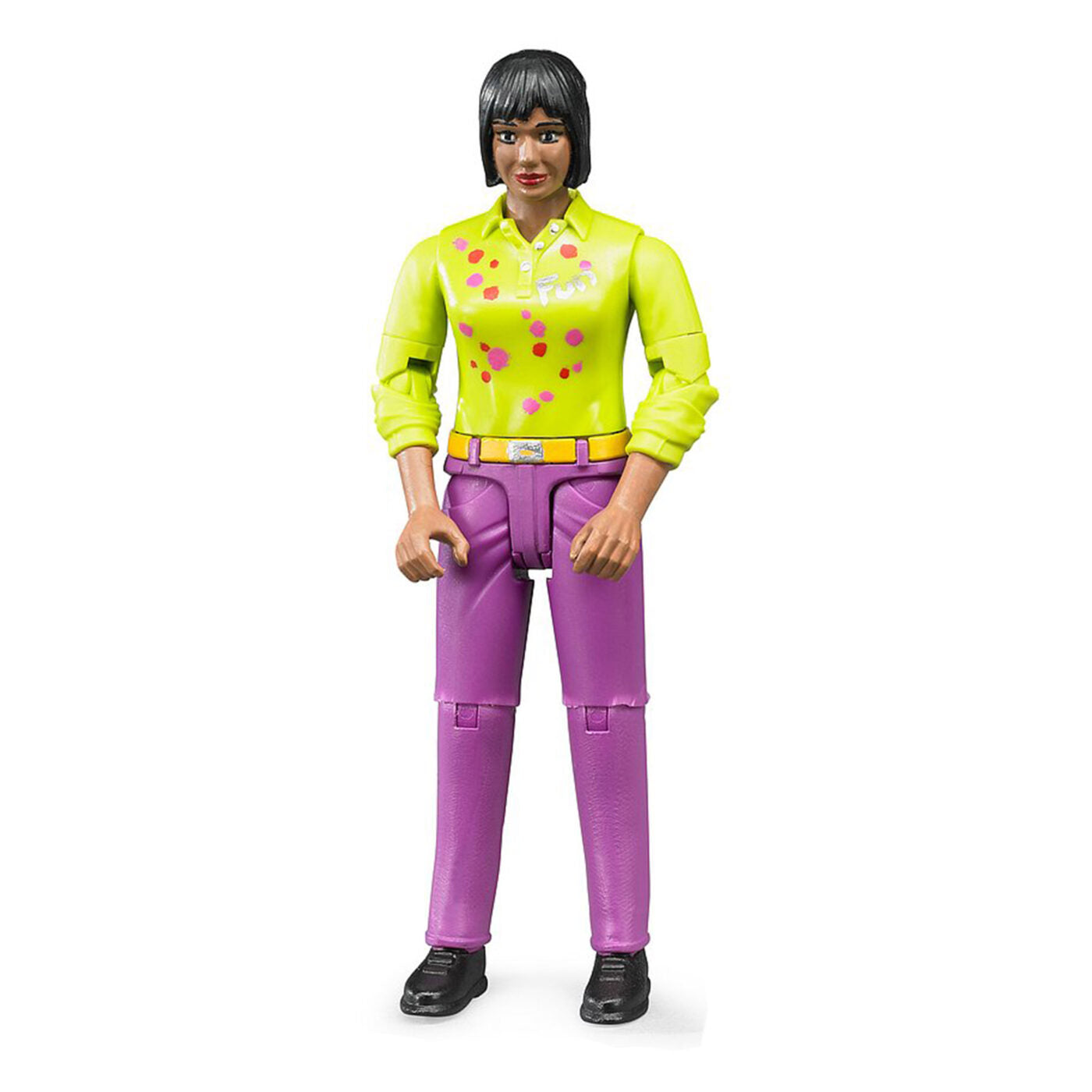 Bruder - B World Woman in Purple Jeans