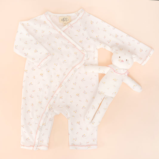 Albetta- Daisy Pointelle Babygro