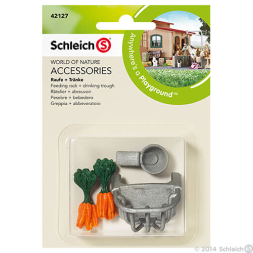 Schleich - Feed Rack & Drinking Trough SC42127