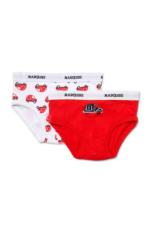 Marquise- Print/ Red Undies Cars- Size 8/10