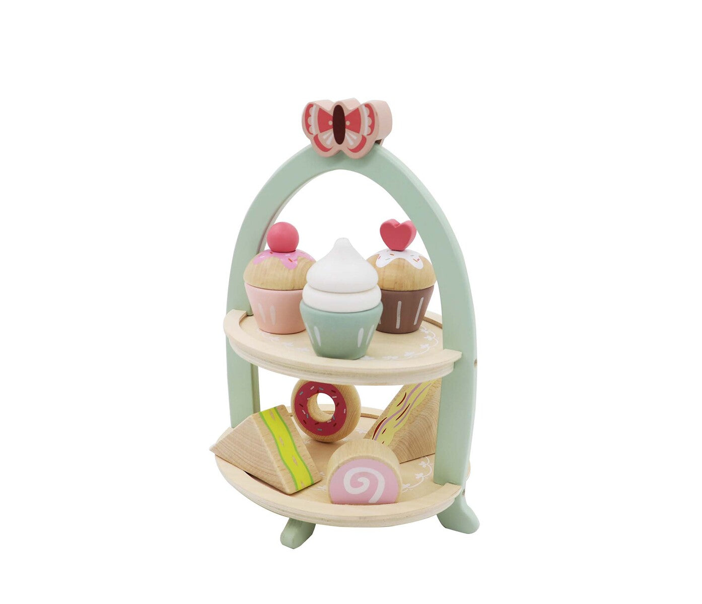 Kaper Kidz- Wooden High Tea Stand Playset