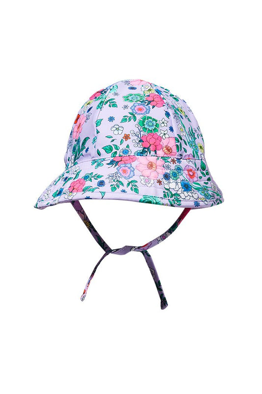 Milky - Lilac Floral Swim Hat