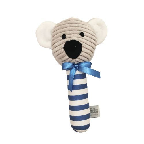 ES Kids - Koala stick rattle 17cm- BLUE