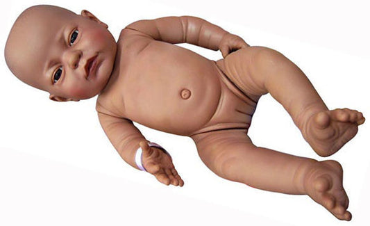 Multicultural New Born Baby Doll Girl with Nappy