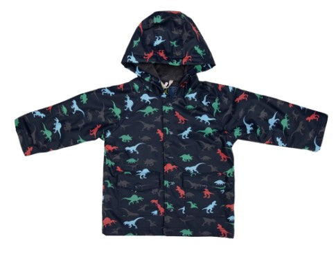 Korango- Dinosaur Raincoat Navy