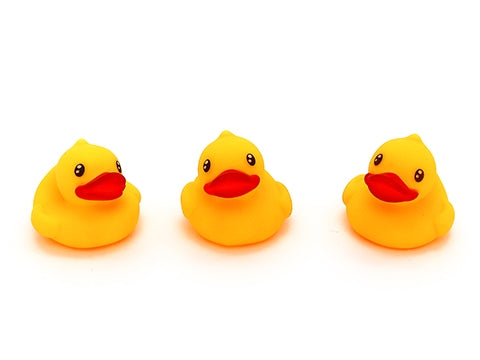 Bath Toys- 6cm Rubber Duck Assorted