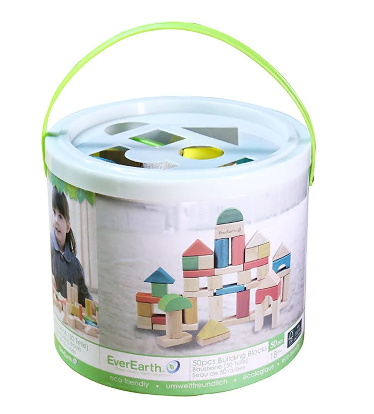 EverEarth- Building Blocks Tub 50pc