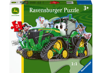 Ravensburger John Deer Tractor Shaped 24 Piece RB 05 172 4