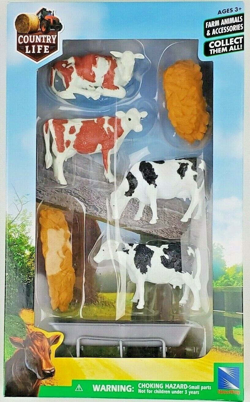 NewRay- Farmyard Animals Play Set Assorted