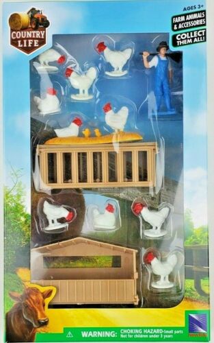 NewRay- Farmyard Animals Play Set Assorted